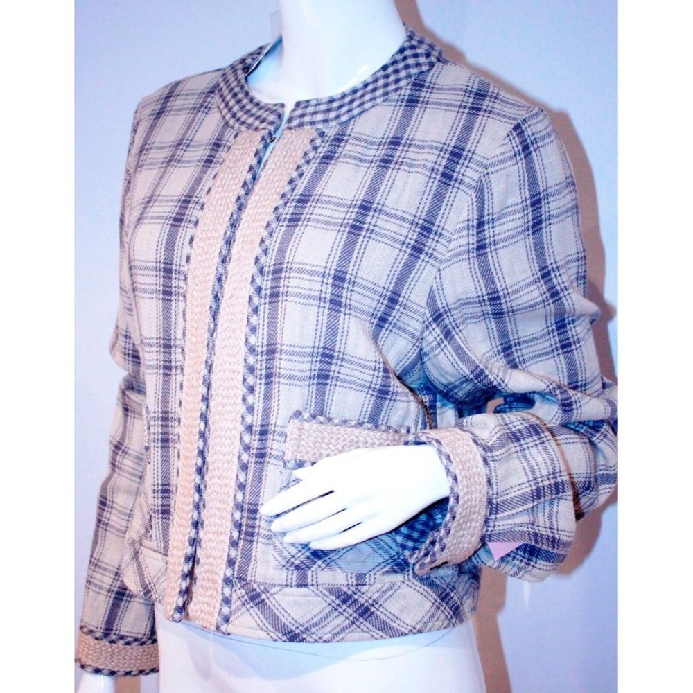 NSF CLOTHING Never Losing Sight N.S.F Tweed JACKET Short COTTON (  L )